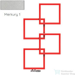 Radeco LOCO 4 1255x685 design radiátor, , MERKURY 1 (metál ezüst) színben, jobbos (Radeco_LOCO_4_J_MERKURY1)