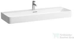 Laufen Val SaphirKeramik 120x42 cm-es mosdó 1 csaplyukkal, LCC bevonattal, H8102894001041 (H8102894001041)