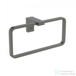 Ideal Standard CONCA SQUARED törölközőtartó gyűrű, Magnetic grey T4502A5 (T4502A5)