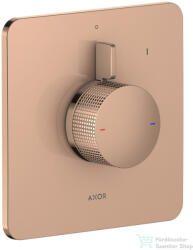 Hansgrohe AXOR CITTERIO C falsík alatti kád/zuhany csaptelep alaptest nélkül, polírozott vörös arany hatású 49651300 (49651300)