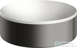 Hansgrohe AXOR SUITE 30 cm-es pultra ültethető mosdó csaplyuk nélkül, matt fehér/polírozott fekete króm 42000330 (42000330)