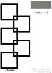 Radeco LOCO 5 MINI 1123x500 design radiátor, MERKURY 4 (metál szürke) színben, jobbos (Radeco_LOCO_5_MINI_J_MERKURY4)