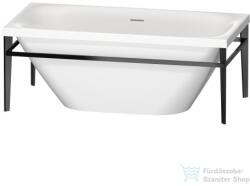 Duravit Xviu 160x80 szabadonálló kád fekete színű állvánnyal 700444000B20000 ( 700444 ) (700444000B20000)