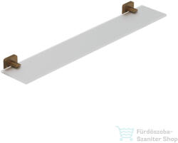Kludi VELA S üveg polc, szálcsiszolt bronz 25973N1 (25973N1)