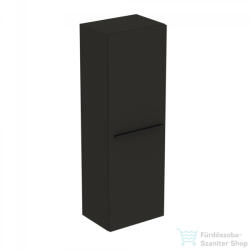Ideal Standard I. Life A 40x30x120 cm-es 1 ajtós szekrény fogantyú nélkül, Carbon grey matt T5261NV (T5261NV)