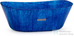 S.V.I.S. Design mosdó 50 cm LIBRA BASIC - HURRICANE kék, matt lakk UBX. LIBRA. BC. 050.000. HU. 01.1 (UBX_LIBRA_BC_050_000_HU_01_1)