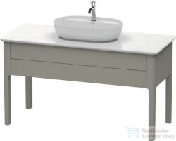 Duravit LUV 1338x570 mm-es 1 fiókos alsószekrény mosdópulthoz, Stone Grey Satin Matt Lacquer LU956109292 (LU956109292)