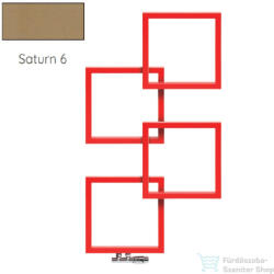 Radeco LOCO 4 1255x685 design radiátor, SATURN 6 (matt homok) színben, jobbos (Radeco_LOCO_4_J_SATURN6)