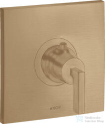 Hansgrohe AXOR Citterio Highlow falsík alatti termosztátos csaptelep, szálcsiszolt bronz 39711140 (39711140)