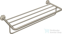 Hansgrohe AXOR UNIVERSAL CIRCULAR 65, 5 cm-es törölközőtartó polc, szálcsiszolt nikkel 42843820 (42843820)