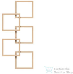 Radeco LOCO 5 1540x685 design radiátor, SATURN 7 (metál homok) színben, balos (Radeco_LOCO_5_B_SATURN7)