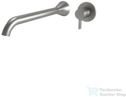 Bugnatese ORION falsík alatti mosdó csaptelep 26 cm-es kifolyóval, click-clack leeresztővel, szálcsiszolt nikkel 5646SCNS (5646SCNS)