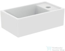 Ideal Standard TEMPO 37x21 cm-es falra/bútorra szerelhető mosdó jobb oldali csaplyukkal, matt fehér E2112V1 (E2112V1)