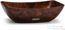 S.V.I.S. Design mosdó 50 cm VIRGO BASIC - SMOKED METAL, réz és fekete, félmatt lakk UBX. VIRGO. BC. 050.000. MS. 01.2 (UBX_VIRGO_BC_050_000_MS_01_2)