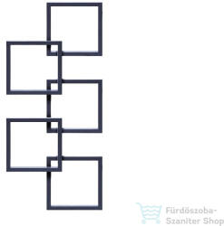 Radeco LOCO 5 MINI 1123x500 design radiátor, MERKURY 6 (metál fekete) színben, balos (Radeco_LOCO_5_MINI_B_MERKURY6)