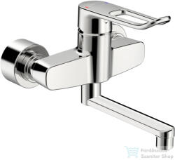 Hansa Hansaclinica orvosi mosdó csaptelep 15 cm-es kifolyóval, leeresztő nélkül, króm 01516286 (01516286)