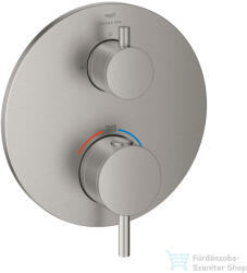 GROHE ATRIO falsík alatti termosztátos kád/zuhany csaptelep, Supersteel 24357DC0 (24357DC0)