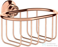 Hansgrohe AXOR MONTREUX fali szappantartótartó kosár, polírozott vörös arany hatású 42065300 (42065300)