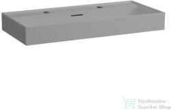 Laufen Kartell By Laufen 100x46 cm-es mosdó 2 csaplyukkal, Matt szürke H8103377591071 (H8103377591071)