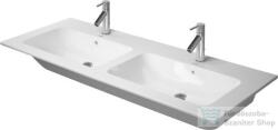 Duravit ME BY STARCK 130x49 cm dupla mosdó Wondergliss bevonattal, White Satin Matt 23361332001 (23361332001)