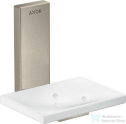Hansgrohe AXOR UNIVERSAL RECTANGULAR fali szappantartó, szálcsiszolt nikkel 42605820 (42605820)