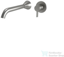 Bugnatese ORION falsík alatti mosdó csaptelep 21 cm-es kifolyóval leeresztő nélkül, szálcsiszolt nikkel 5645NS (5645NS)