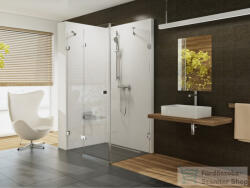 RAVAK BRILLIANT BSDPS 110x80 cm-es balos nyílóajtós zuhanykabin, króm/transparent, 0ULD4A00Z1SET (0ULD4A00Z1SET)