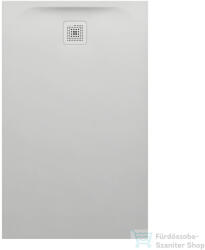 Laufen Pro 130x80 Marbond kompozit zuhanytálca, lefolyó a rövid oldalon, Világosszürke H2159550770001 (H2159550770001)