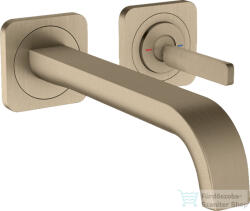 Hansgrohe AXOR Citterio E Falsík alatti mosdó csaptelep nem zárható leeresztővel, szálcsiszolt nikkel 36106820 (36106820)