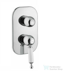 Bugnatese OXFORD falsík alatti kád/zuhany csaptelep belső egységgel, króm 6392CR (6392CR)