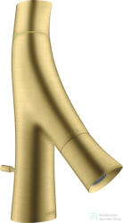 Hansgrohe AXOR STARCK ORGANIC 50 kétkaros mosdó csaptelep automata leeresztővel, szálcsiszolt sárgaréz hatású 12014950 (12014950)