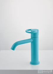 Bugnatese B-Color mosdó csaptelep click-clack leeresztővel, pasztell türkizkék 6719SCTP (6719SCTP)
