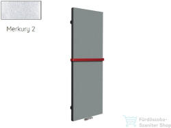 Radeco WALL 1600x560 design radiátor törölközőtartó nélkül, MERKURY 2 (ezüst) színben (Radeco_WALL_MERKURY2)