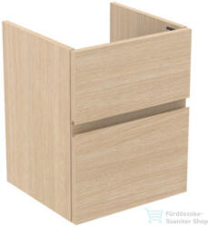 Ideal Standard FINESSE 43x40, 2 cm-es 2 fiókos szekrény mosdó nélkül, white oak E3405US (E3405US)