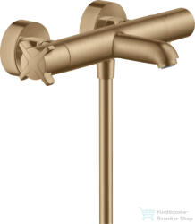Hansgrohe AXOR Citterio E termosztátos kádtöltő csaptelep zuhanyszett nélkül, szálcsiszolt bronz 36140140 (36140140)