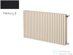 Radeco TORGET H4 600x1398 design radiátor, MERKURY 8 (selyemfényű fekete) színben (Radeco_TORGET_H4_MERKURY8)