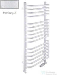 Radeco UMBERTO AD2-400/UE 680x450 törölközőszárítós radiátor MERKURY 2 (ezüst) színben (Radeco_UMBERTO_AD2_400_UE_MERKURY2)