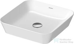 Duravit CAPE COD 430x430 mm-es ráültethető mosdó Wondergliss bevonattal, fehér/szatén fehér matt 23404326001 (23404326001)