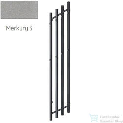 Radeco FUEGO KOLOR 1650x290 jobbos design radiátor, MERKURY 3 (metál világosszürke) színben (Radeco_FUEGO_R_MERKURY3)