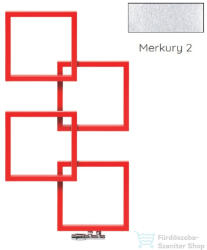 Radeco LOCO 4 1255x685 design radiátor, , MERKURY 2 (ezüst) színben, balos (Radeco_LOCO_4_B_MERKURY2)