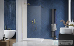 Radaway Modo New II 100 zuhanyfal, szálcsiszolt arany (389104-99-01) (389104-99-01)