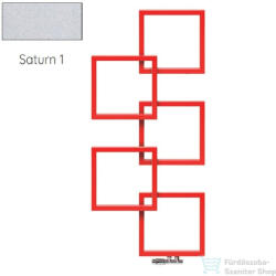 Radeco LOCO 5 1540x685 design radiátor, SATURN1 (metál jégszürke) színben, balos (Radeco_LOCO_5_B_SATURN1)