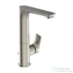 Ideal Standard CONNECT AIR magasított mosdó csaptelep automata leeresztővel, elfordítható kifolyóval, Silver storm A7020GN (A7020GN)