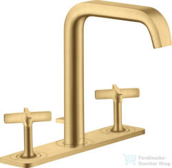 Hansgrohe AXOR CITTERIO E 3 üléses mosdó csaptelep automata leeresztővel, szálcsiszolt arany hatású 36116250 (36116250)