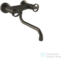 Bugnatese MILLENOVECINQUANTA fali mosogató csaptelep, grafit 4552GF (4552GF)