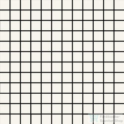 Marazzi Colorplay White Mosaico 30x30 cm-es fali csempe M4KE (M4KE)
