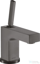 Hansgrohe AXOR CITTERIO 80 mosdó csaptelep automata leeresztővel, szálcsiszolt fekete króm 39015340 (39015340)