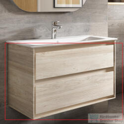 Ideal Standard CONNECT AIR 80x44 cm-es 2 fiókos alsószekrény pult és mosdó nélkül, Fa világosbarna/matt világosbarna E0819UK (E0819UK)