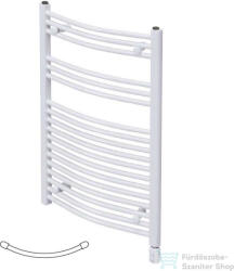 Radeco ADAMO EL AD1-500/L 490x550 elektromos törölközőszárítós radiátor, fényes fehér (Radeco_ADAMO_EL_AD1_500_L)