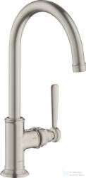 Hansgrohe AXOR MONTREUX 210 mosdó csaptelep nem zárható leeresztővel, rozsdamentes acél hatású 16518800 (16518800)